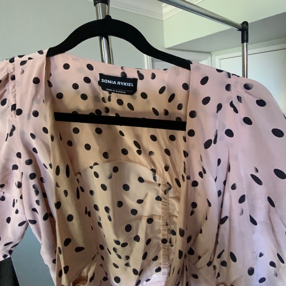 SONIA RYKIEL Silk Polka Dot Dress - Picture 2 of 11